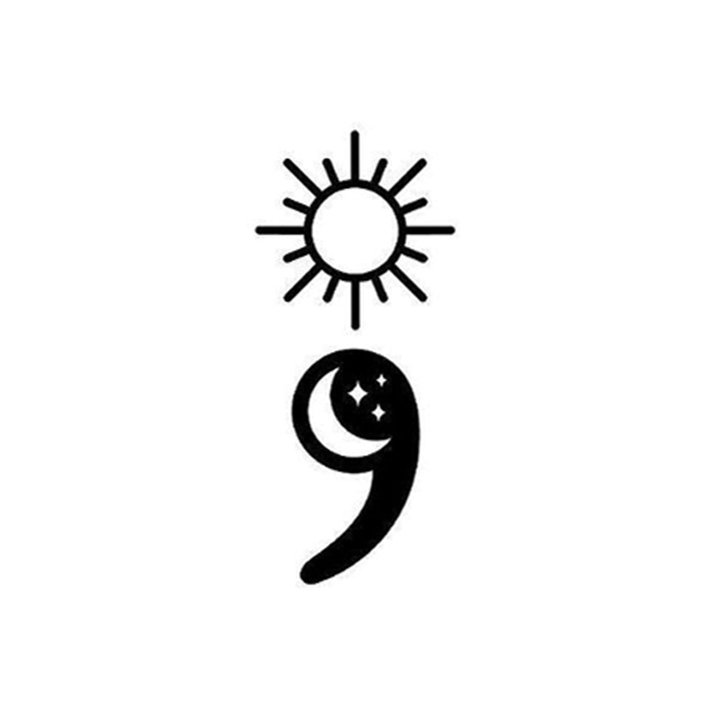 Sun & Moon Semicolon